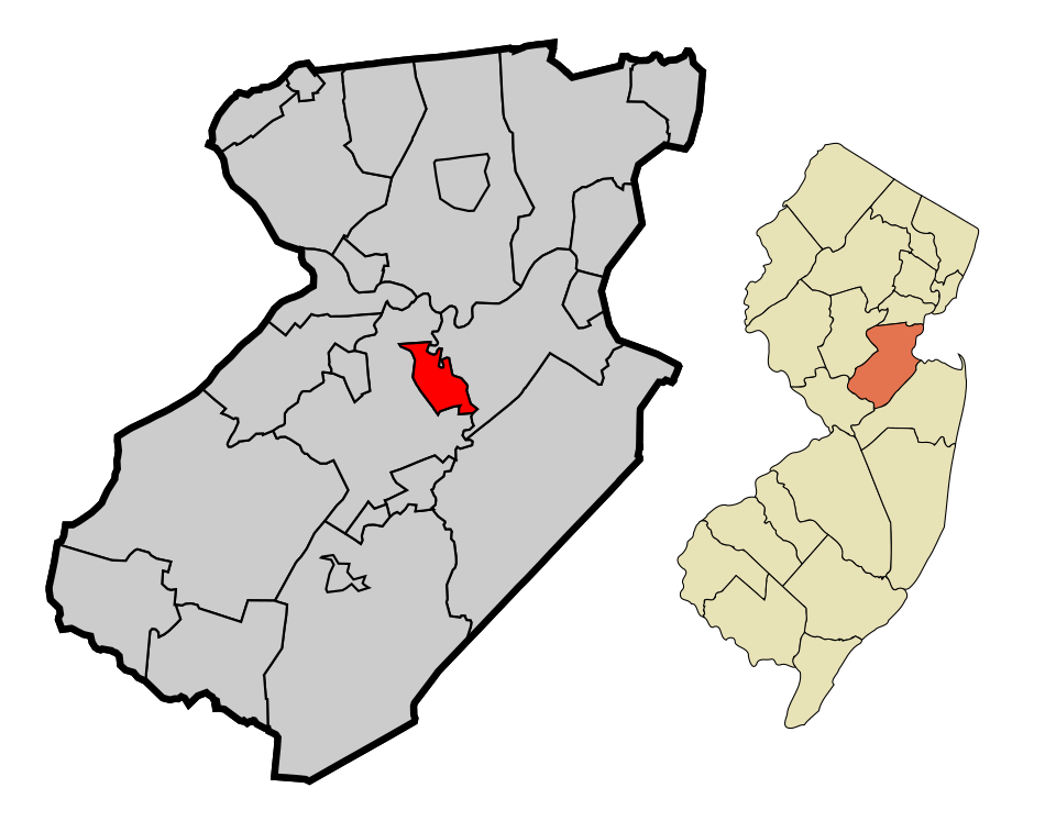 Locator map of South River