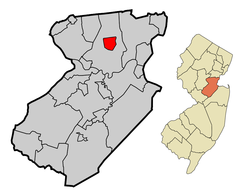 Map of Metuchen