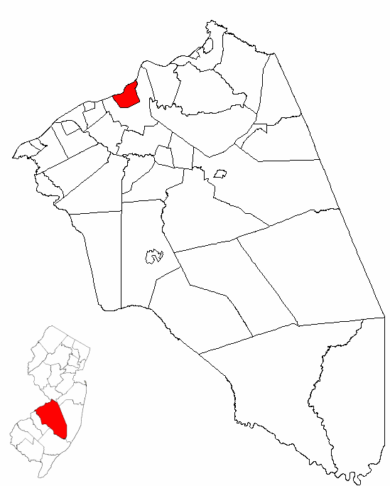 Locator map of Burlington