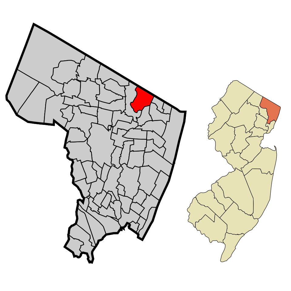 Locator map of Old Tappan