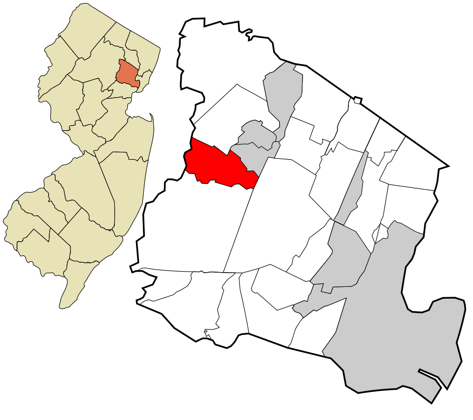Locator map of Roseland