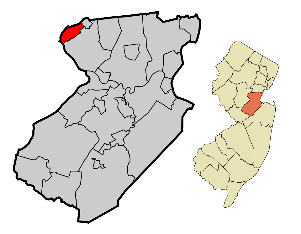 Locator map of Middlesex