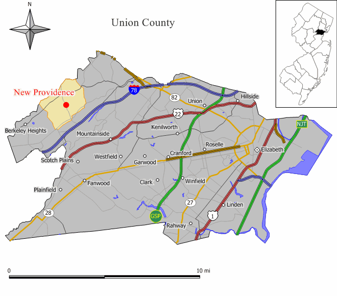 Map of New Providence