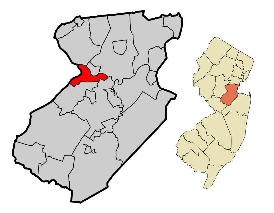 Locator map of New Brunswick