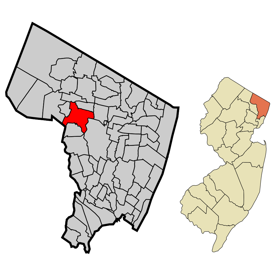 Locator map of Ridgewood