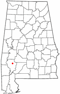 Locator map of Fulton