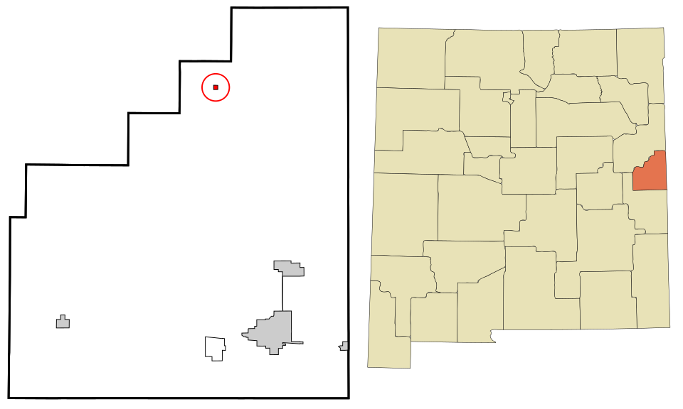 Locator map of Grady