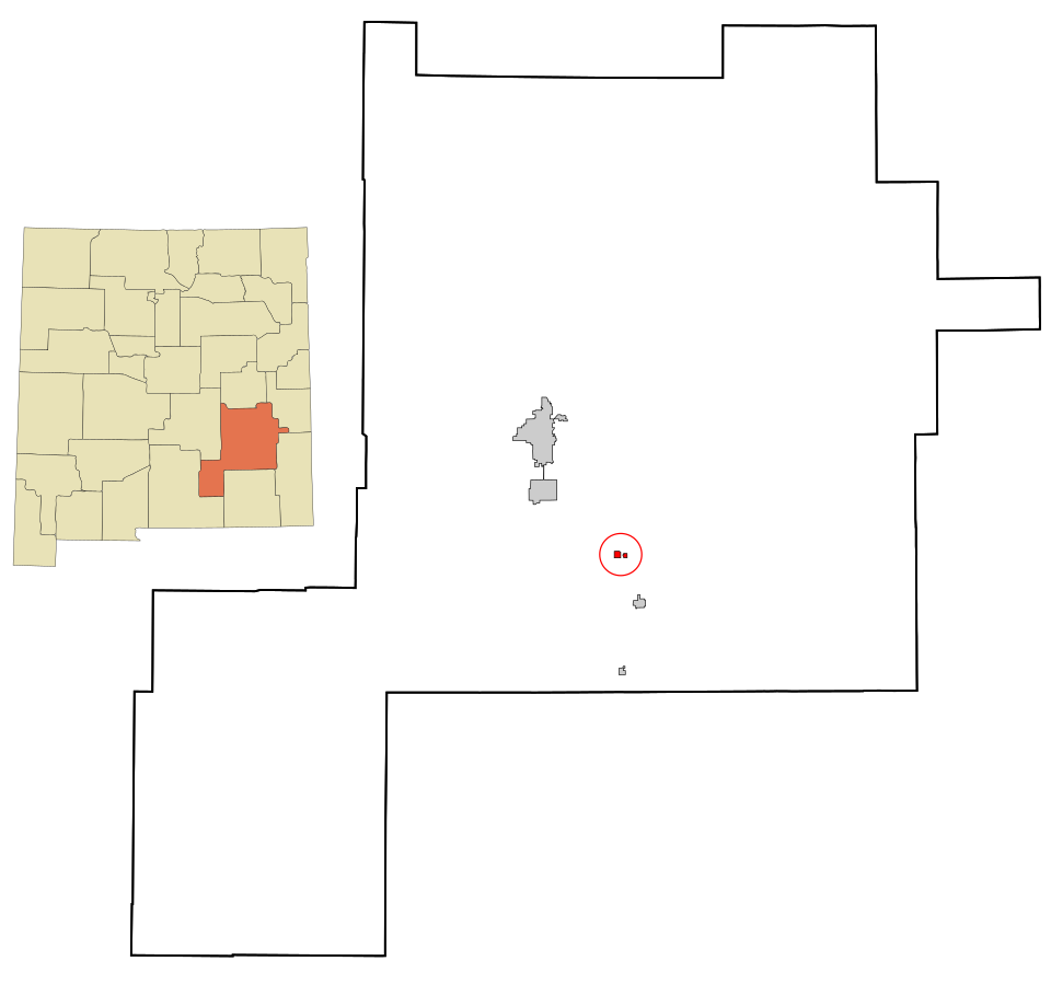 Locator map of Dexter