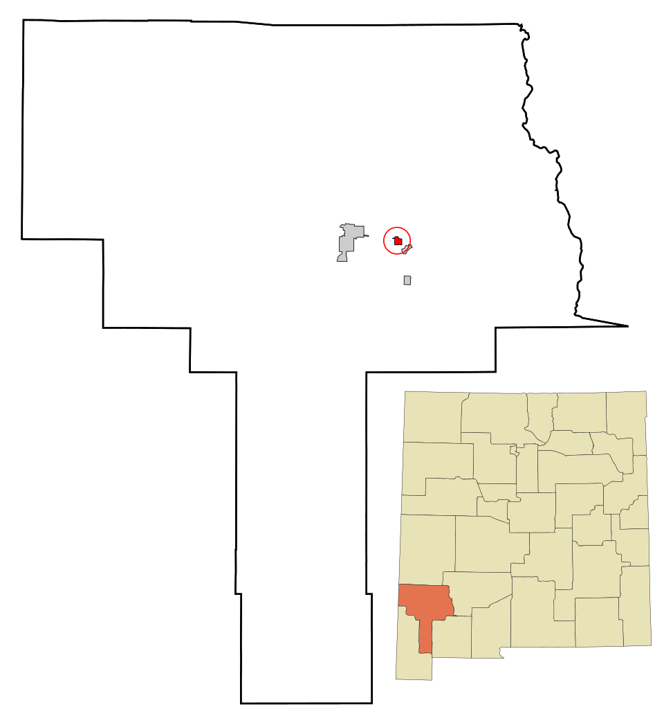 Locator map of Santa Clara