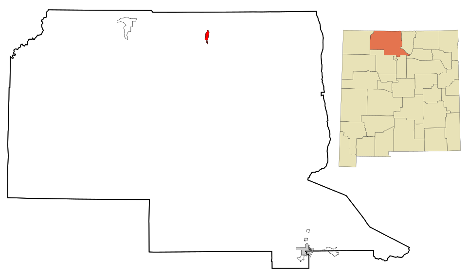 Locator map of Chama
