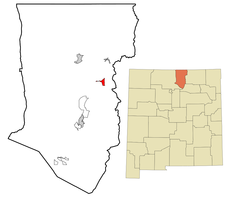 Locator map of Taos Ski Valley