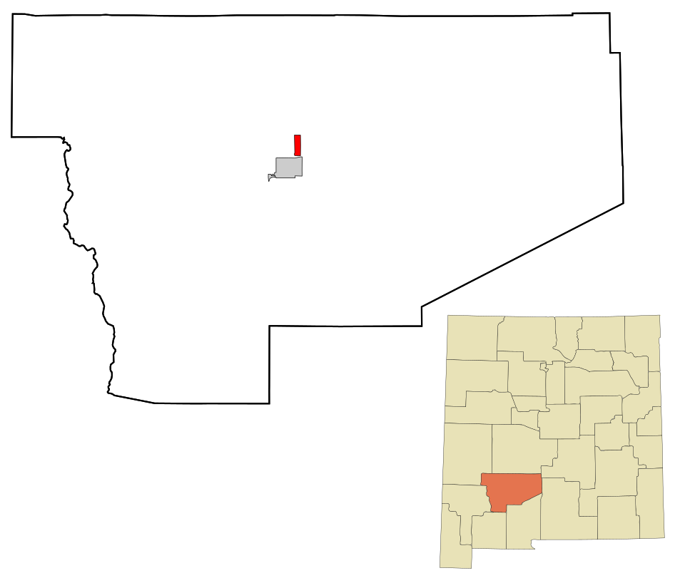 Locator map of Elephant Butte