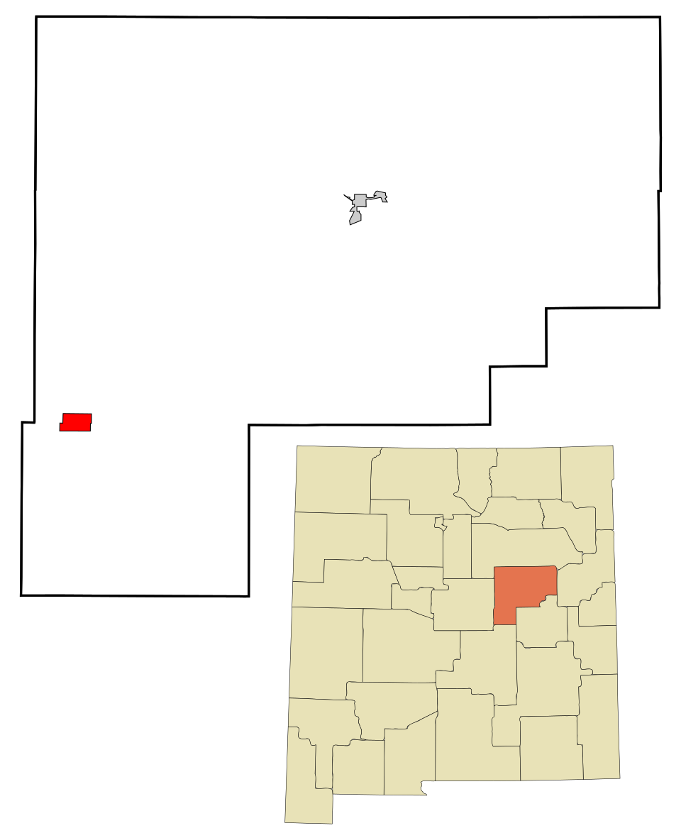 Locator map of Vaughn