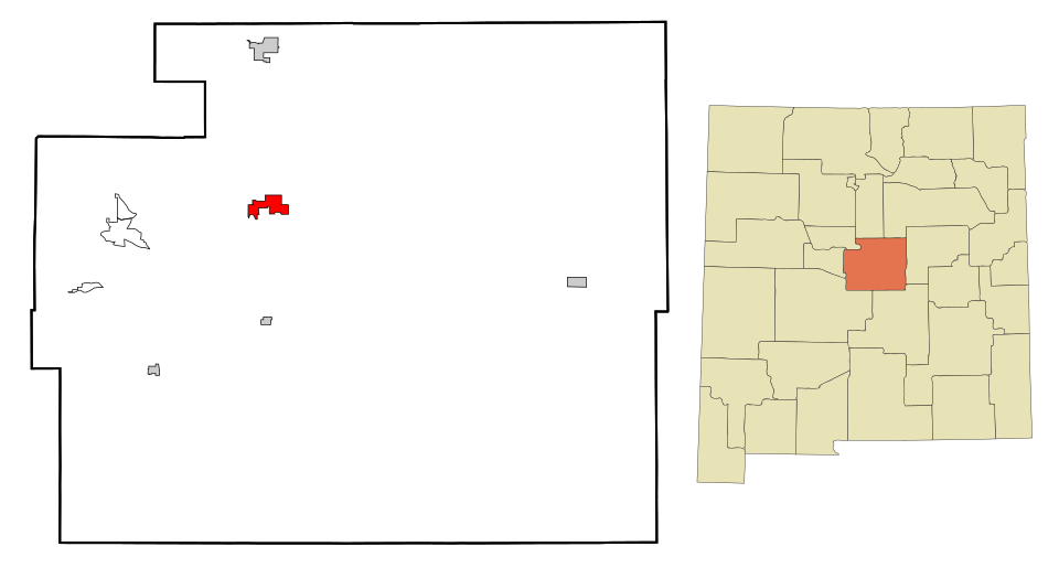 Locator map of Estancia