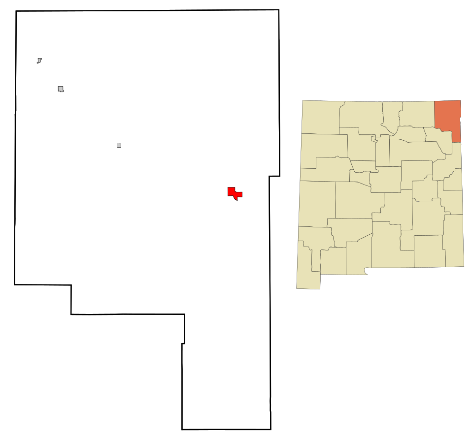 Locator map of Clayton