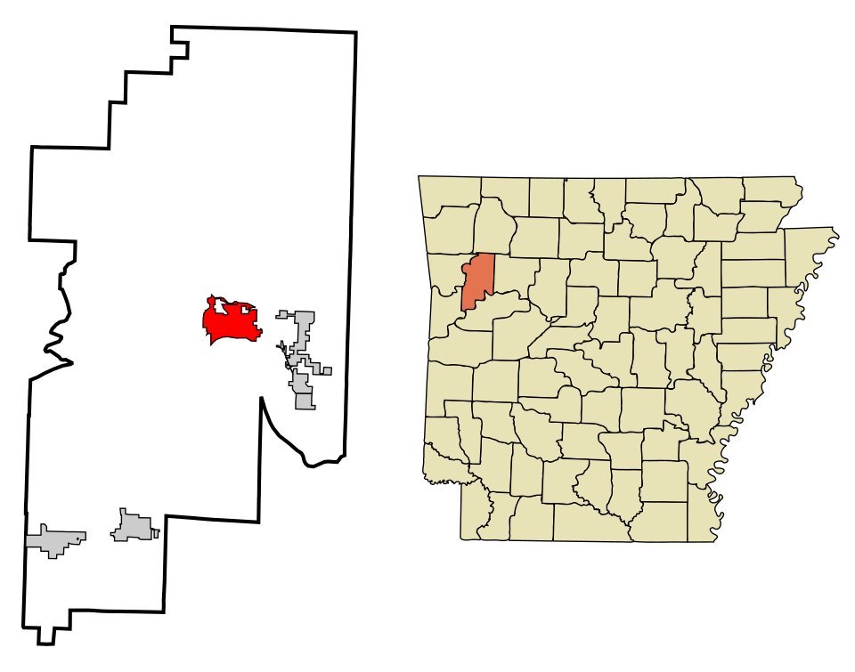 Locator map of Ozark