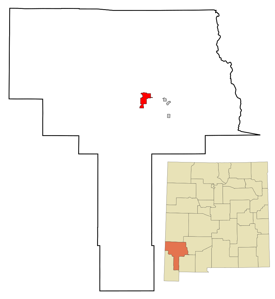 Locator map of Silver