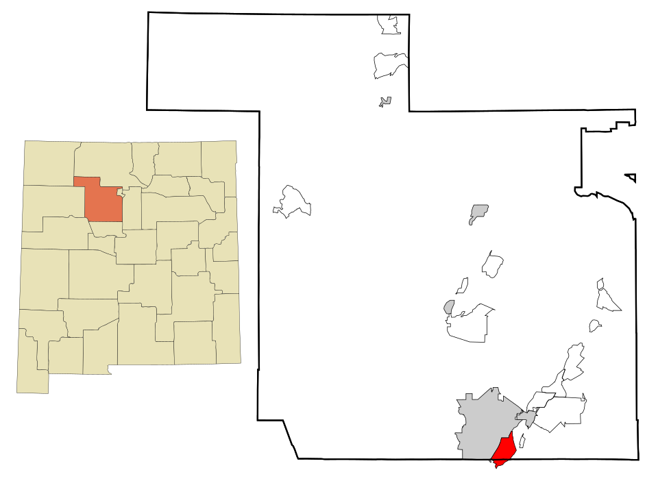 Locator map of Corrales