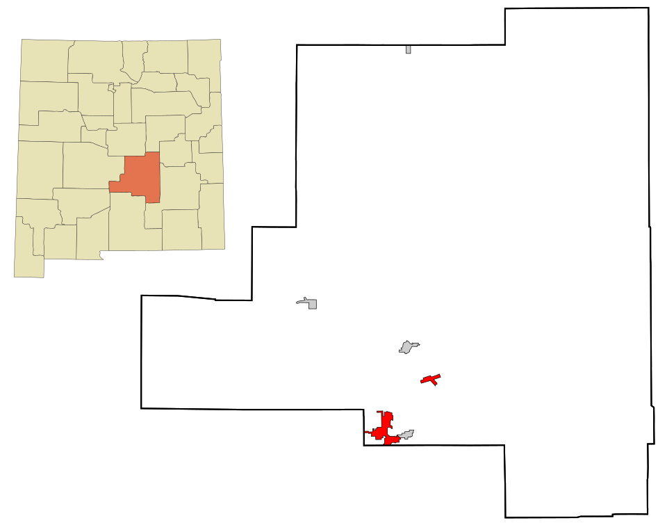 Locator map of Ruidoso