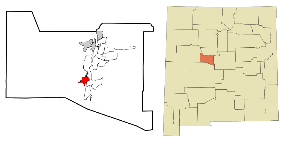 Locator map of Belen