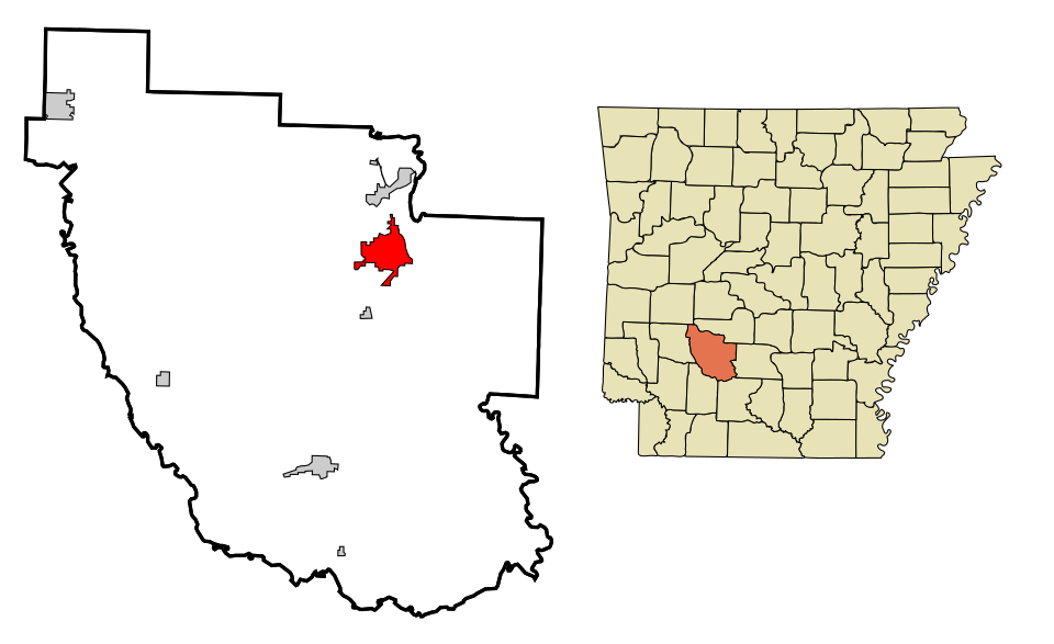 Map of Arkadelphia