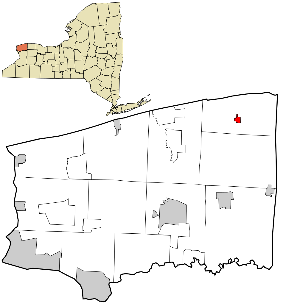 Locator map of Barker
