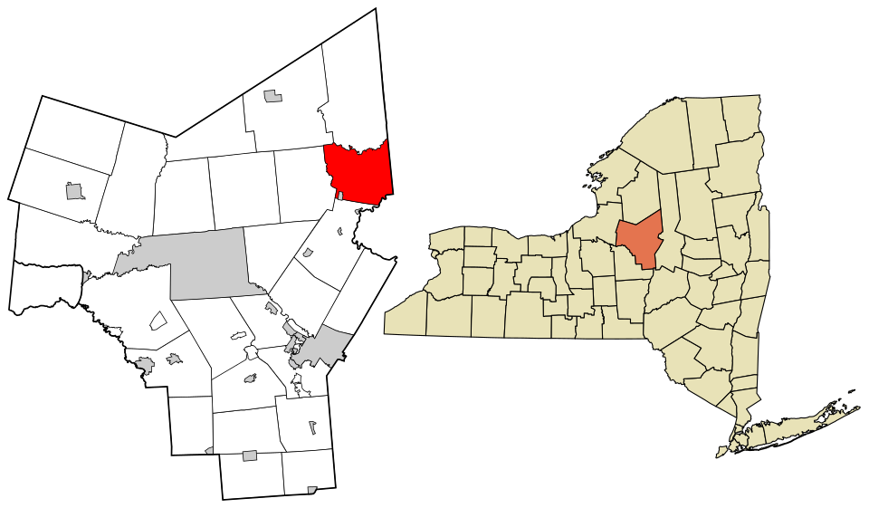 Locator map of Remsen