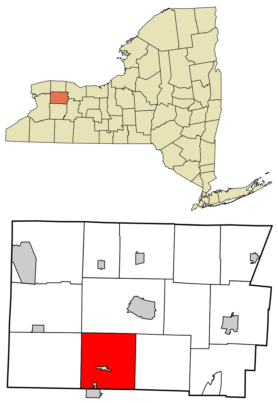 Locator map of Alexander