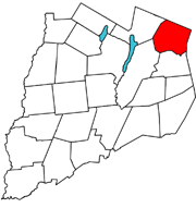 Locator map of Cherry Valley