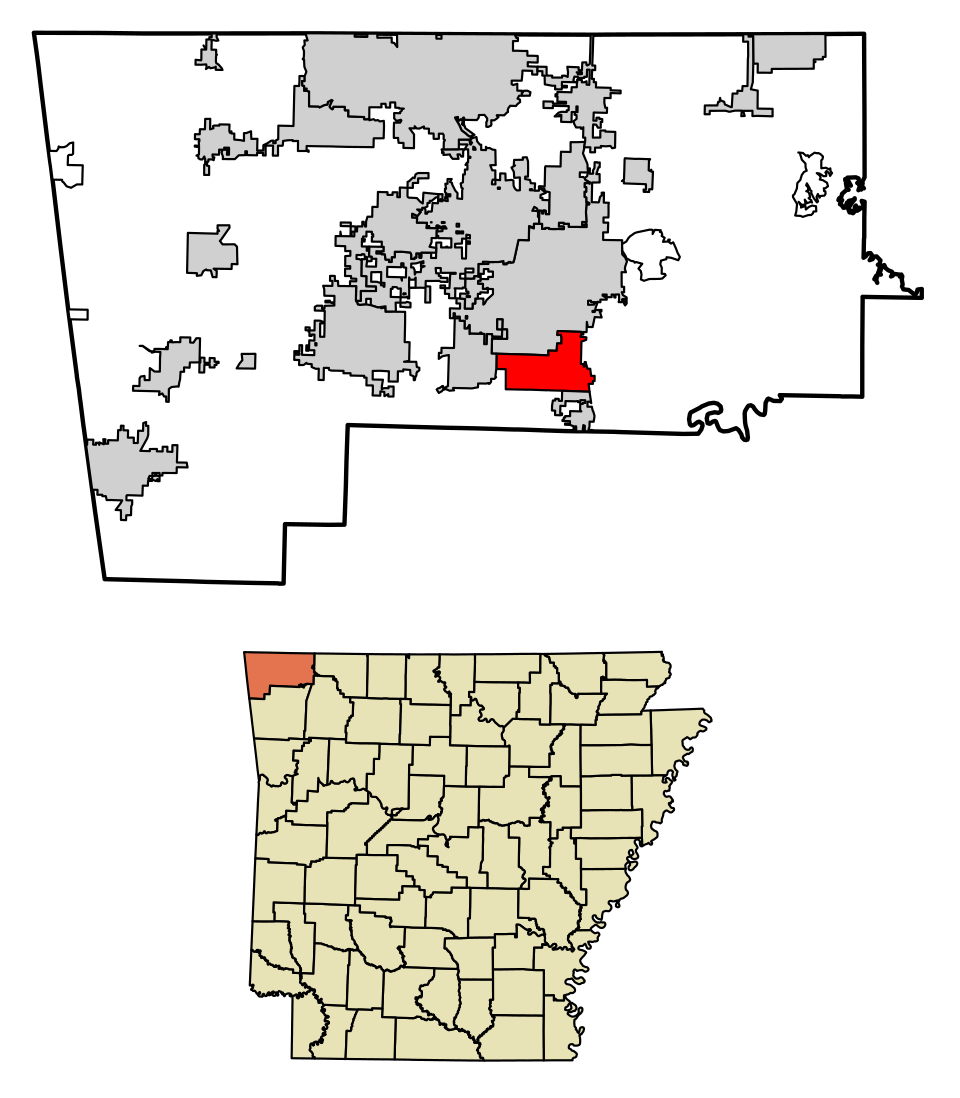 Locator map of Lowell