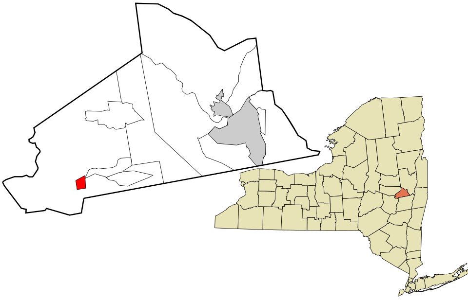 Locator map of Delanson
