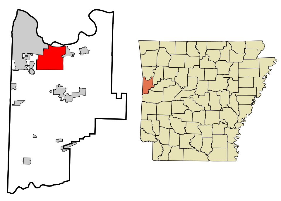 Locator map of Barling