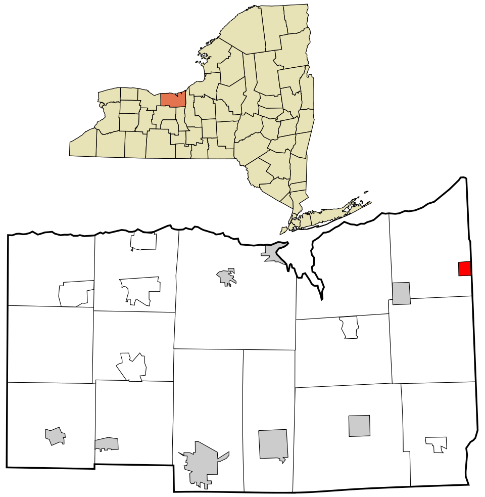 Locator map of Red Creek