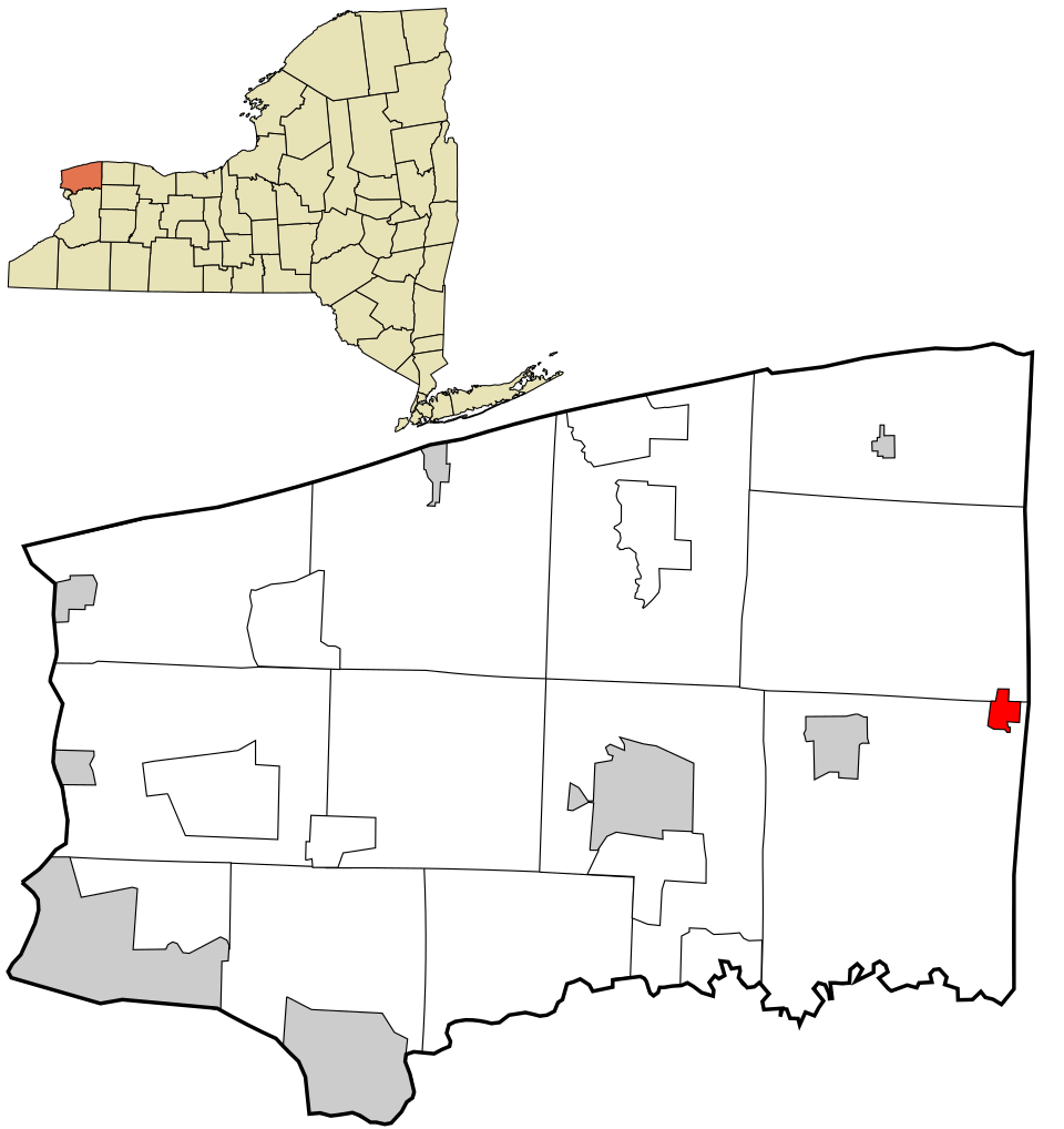 Locator map of Middleport