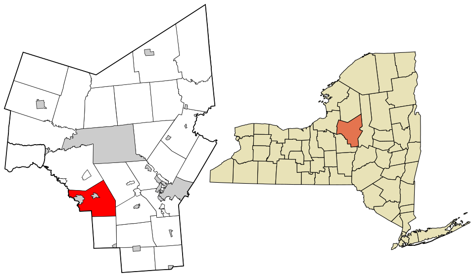 Locator map of Vernon
