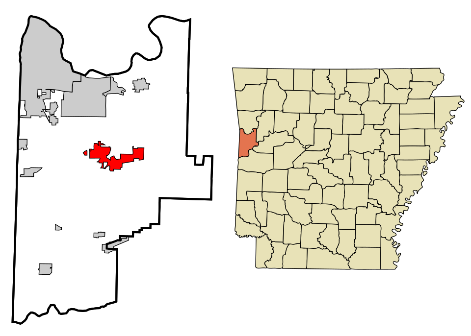 Locator map of Greenwood