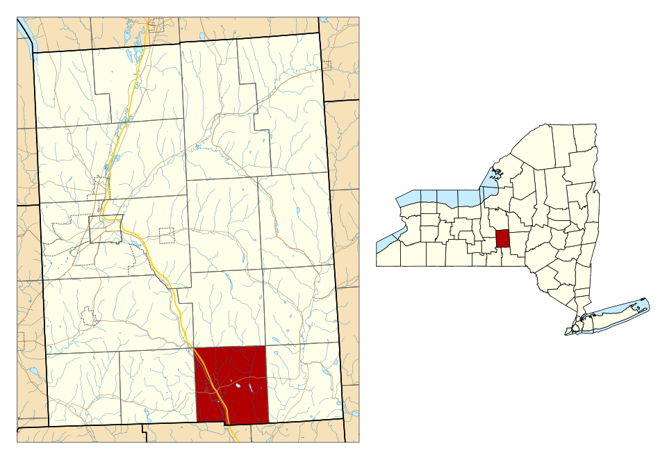 Locator map of Marathon