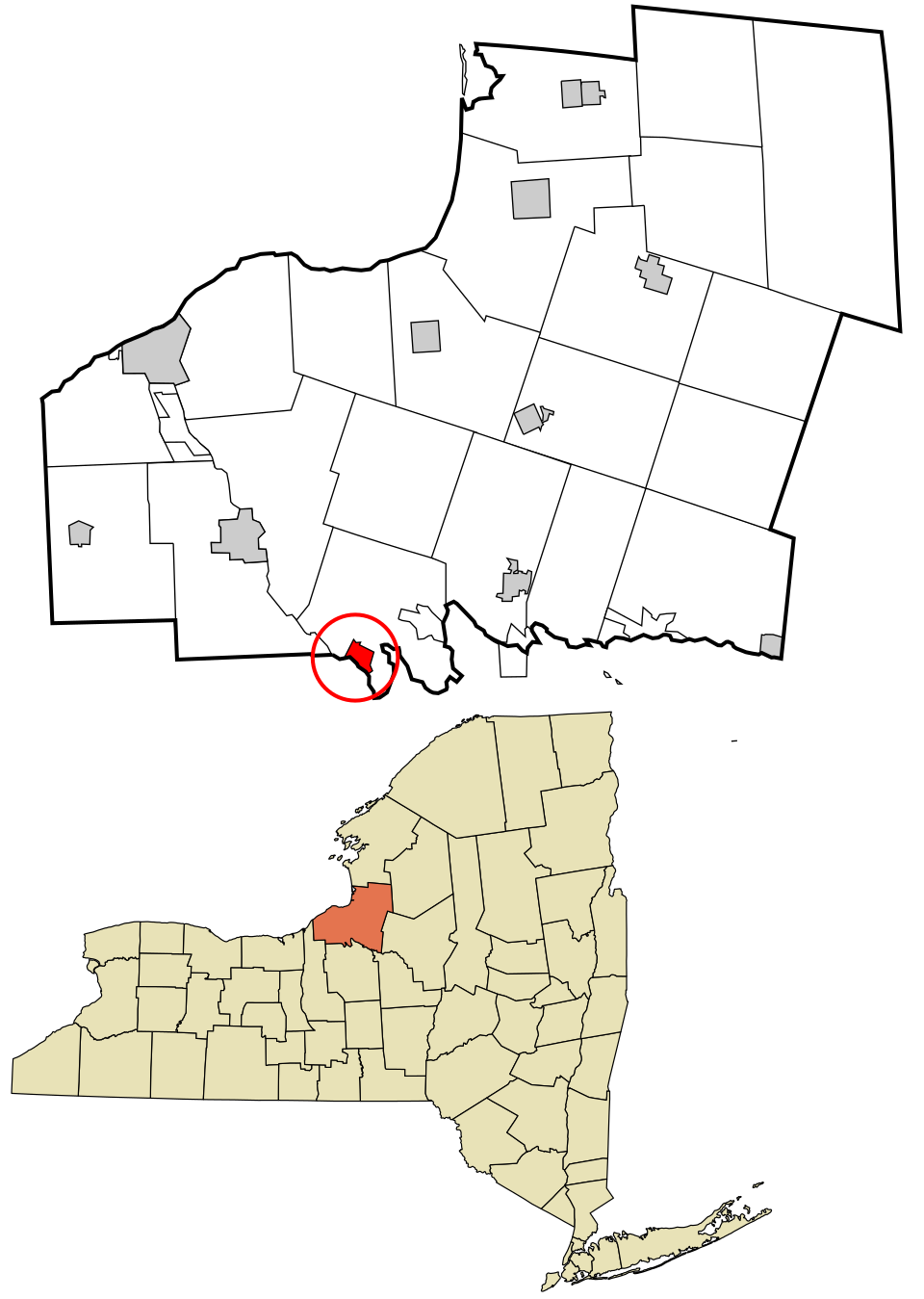 Locator map of Phoenix