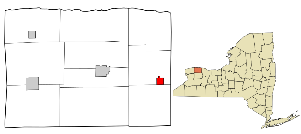 Locator map of Holley