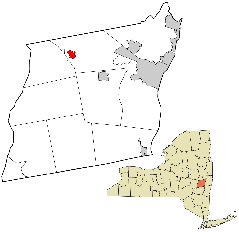 Locator map of Altamont