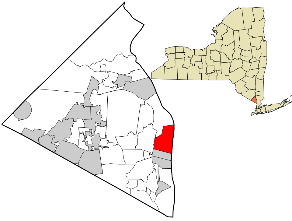 Locator map of Upper Nyack