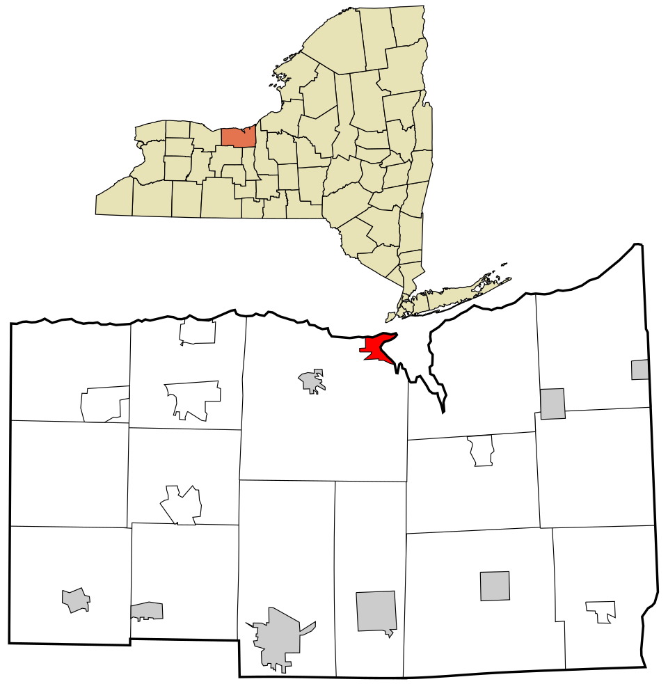Locator map of Sodus Point