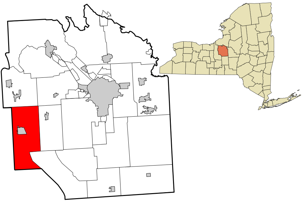 Locator map of Skaneateles
