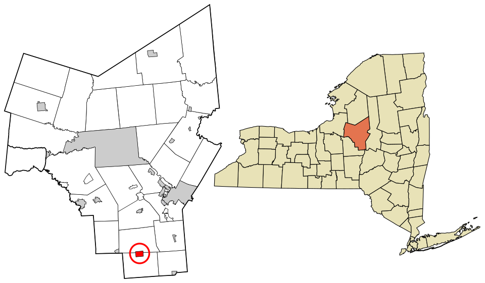 Locator map of Waterville