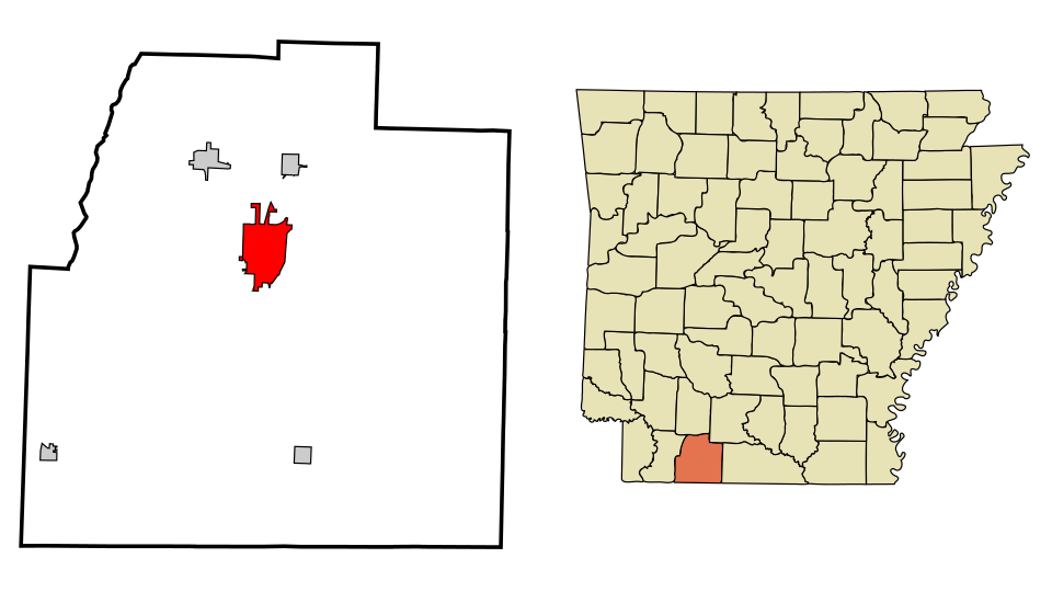 Locator map of Magnolia