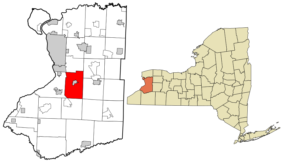 Locator map of Orchard Park