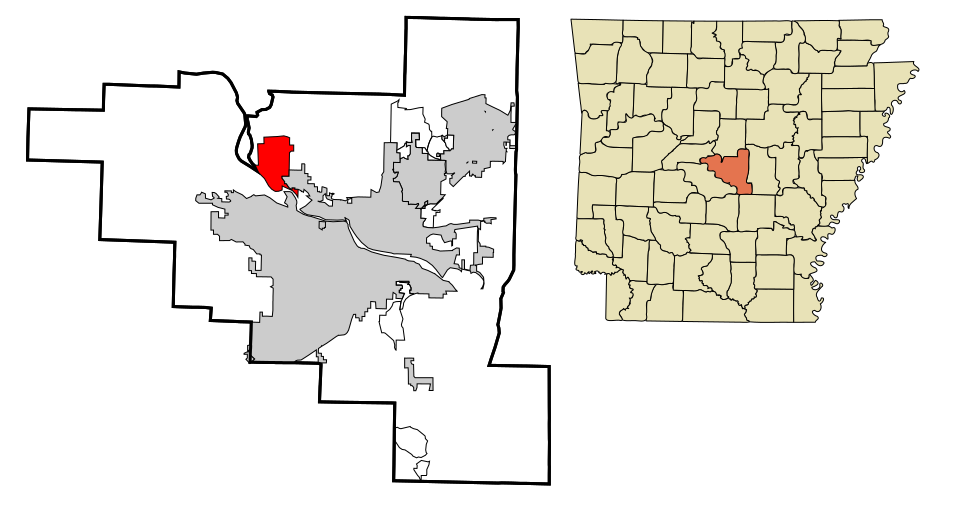 Map of Maumelle