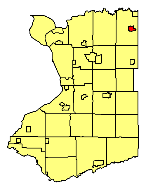 Locator map of Akron