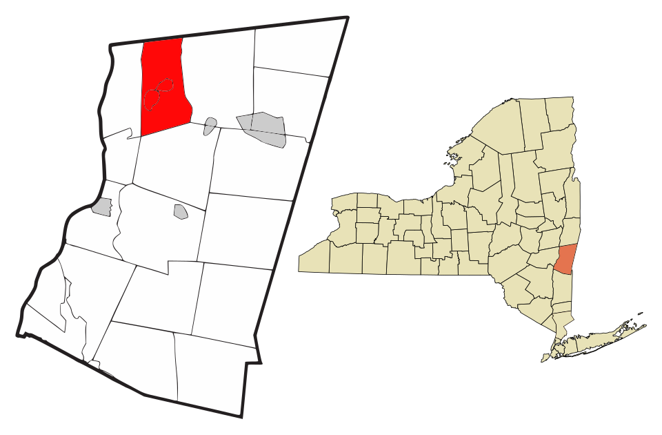 Locator map of Kinderhook