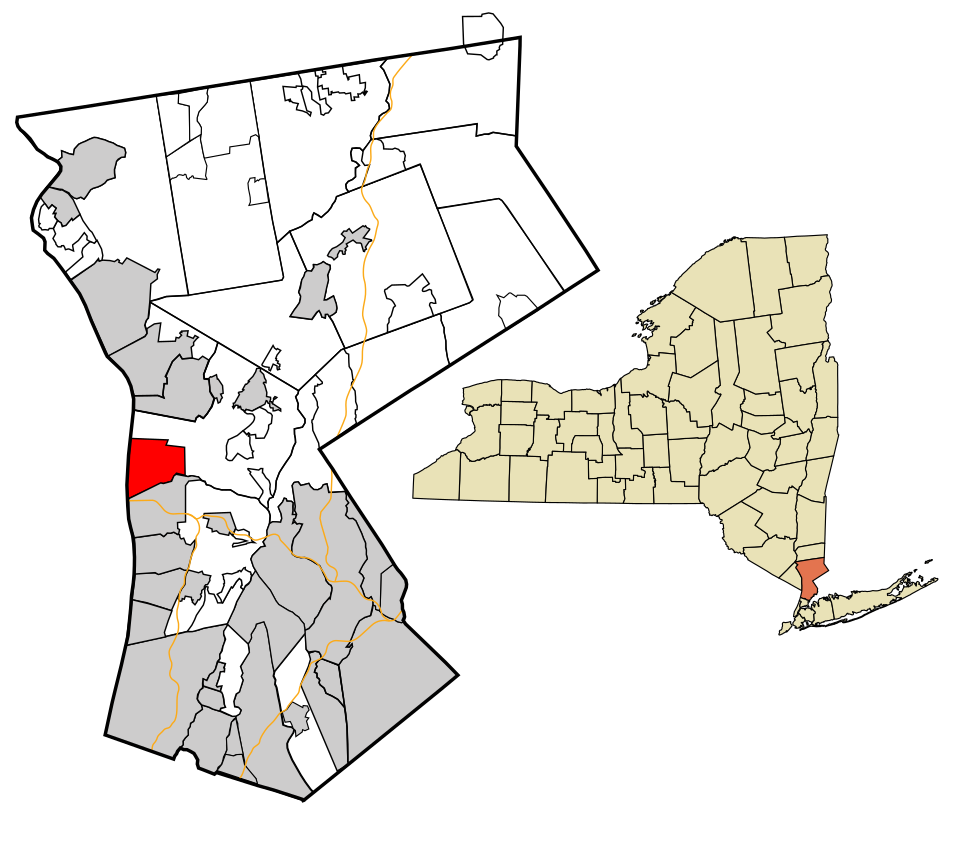 Locator map of Sleepy Hollow